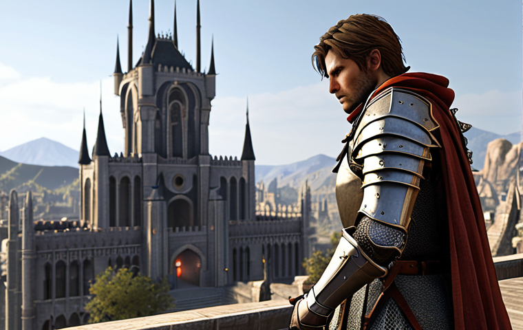 **
A Lineage M character (specify class if desired - e.g., Knight) standing in a large city (Giran or Oren), surrounded by interface elements typical of mobile RPGs, contemplating stat distribution options after a reset. Focus on a sense of decision-making and character customization.
**