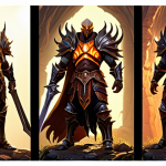 Character Progression**

*   **Prompt:** A LineageM character, powerfully armored and glowing with newly learned skills, standing triumphantly amidst a defeated group of monsters in a vibrant, high-level hunting zone. Focus on the character's increased stats and powerful new abilities. Fantasy RPG, dynamic pose, detailed armor, magical effects.

**