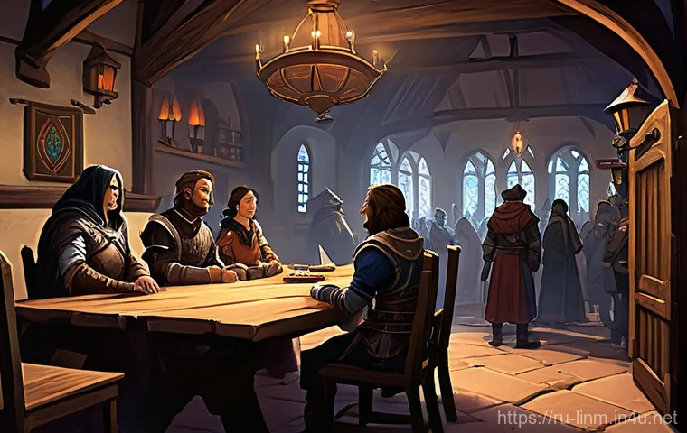 리니지M 초보자 혈맹 가입 - **Prompt 1: "A diverse group of fantasy adventurers, a heavily armored warrior, a robed mage casting... 리니지M 초보자 혈맹 가입 - **Prompt 1: "A diverse group of fantasy adventurers, a heavily armored warrior, a robed mage casting...
